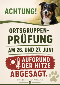 OG Prüfung Absage